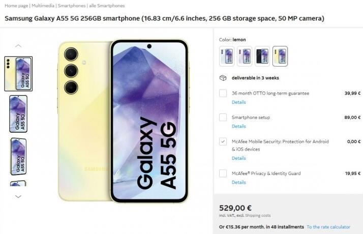 售價搶先爆！三星Galaxy A35 5G、A55 5G未發布先上市(圖1)