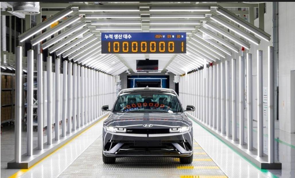 全球汽車累計產(chǎn)量達1億輛 現(xiàn)代汽車創(chuàng)下重要里程碑