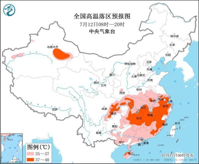 高溫預警！16省區(qū)市有高溫天氣 部分地區(qū)最高溫可達37℃至39℃